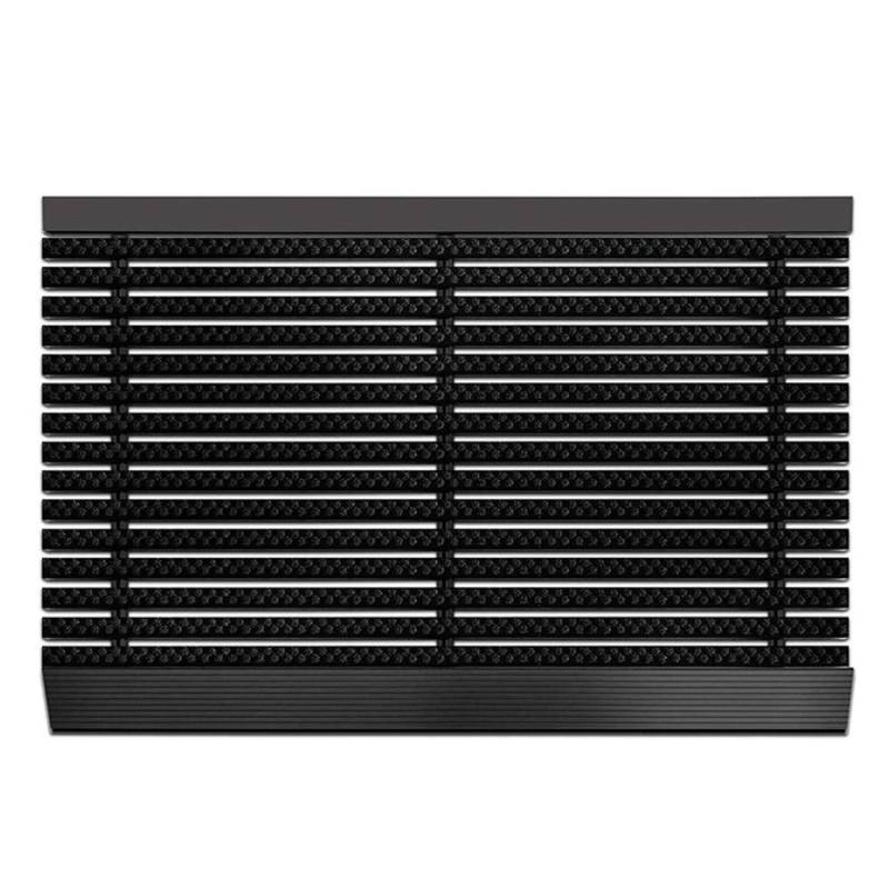 Karat Fußmatte Power Brush Fußabtreter Türmatte mit Hochleistungsbürsten Schwarz 60 x 90 cm von Karat