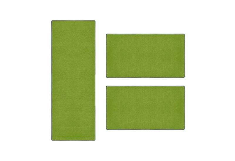 Karat Hochflor-Bettumrandung Fallon, Bettvorleger, ideal im Schlafzimmer, verschiedene Farben, Höhe 8.5 mm, (3-tlg), Velours von Karat