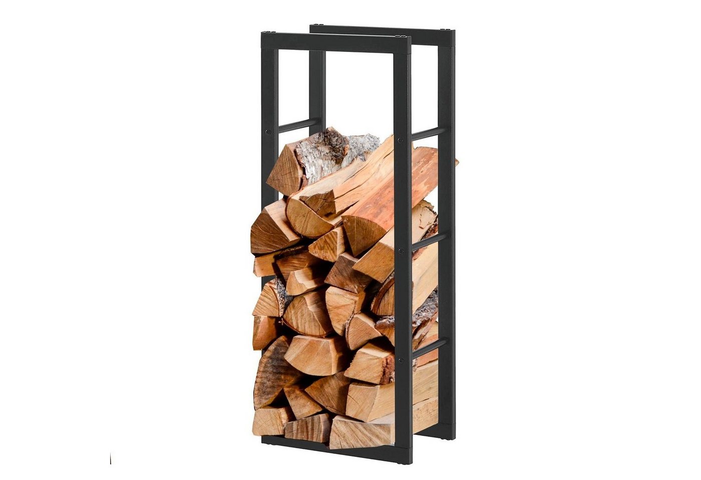 Karat Kaminholzregal Erhältlich in 3 Größen, Holzregal, Holzvorrat, BxTxH:40x25x100 cm, Für den Innen- und Außenbereich geeignet von Karat