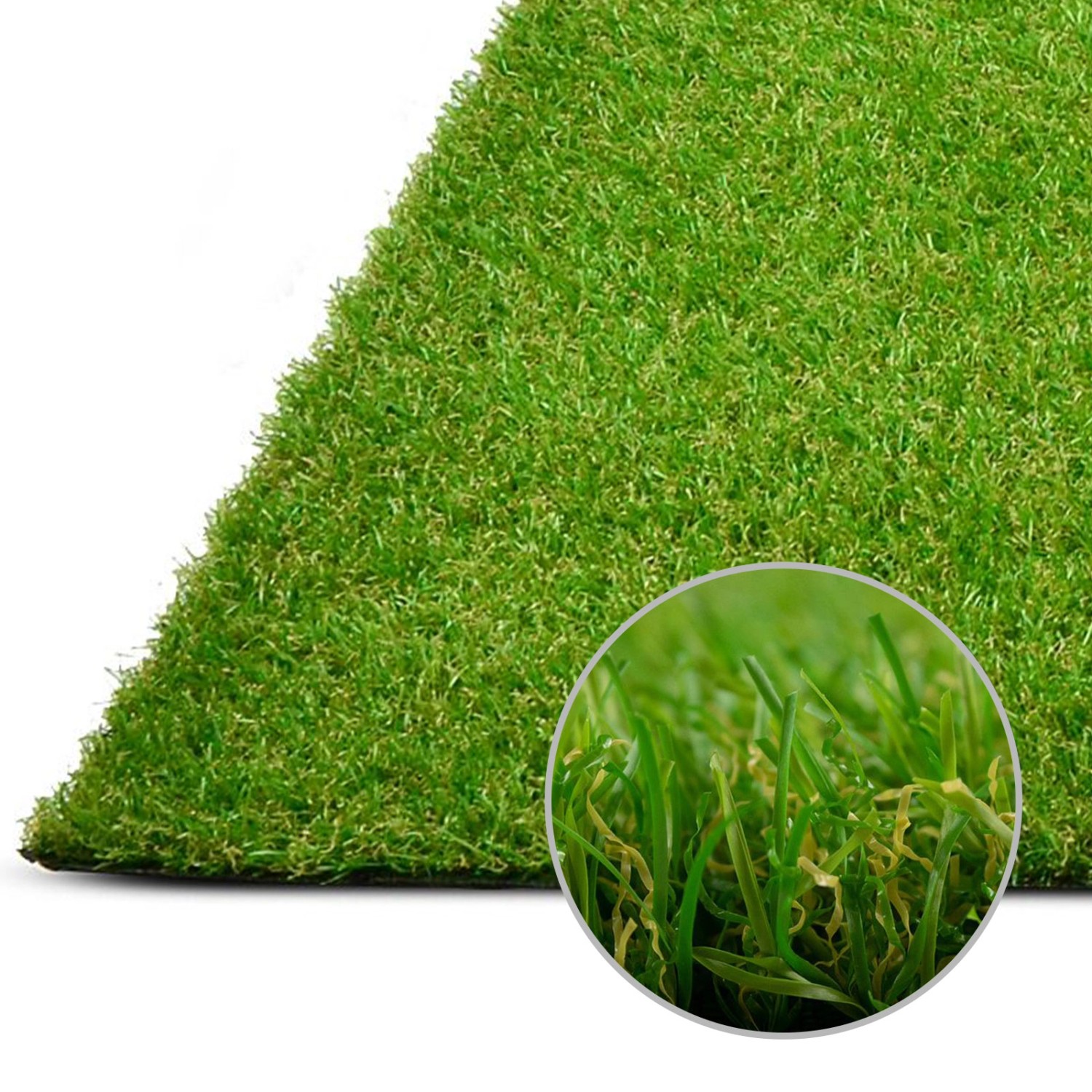 Karat Kunstrasen Marbella 26 mm Höhe UV-beständig 1500 g/m² 200 x 250 cm von Karat
