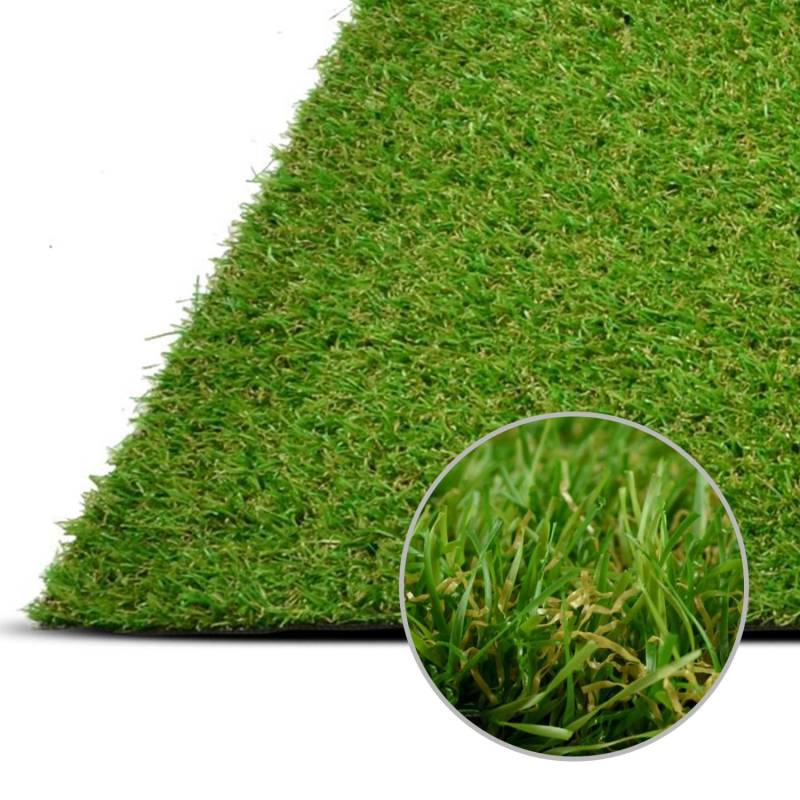 Karat Kunstrasen Terraza 18 mm Höhe UV-beständig 1400 g/m² 100 x 400 cm von Karat