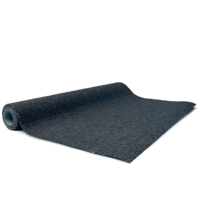 Karat Rasenteppich Farbwunder PRO Zuschnitt Kunstrasen 67 x 1000 cm Schwarz von Karat