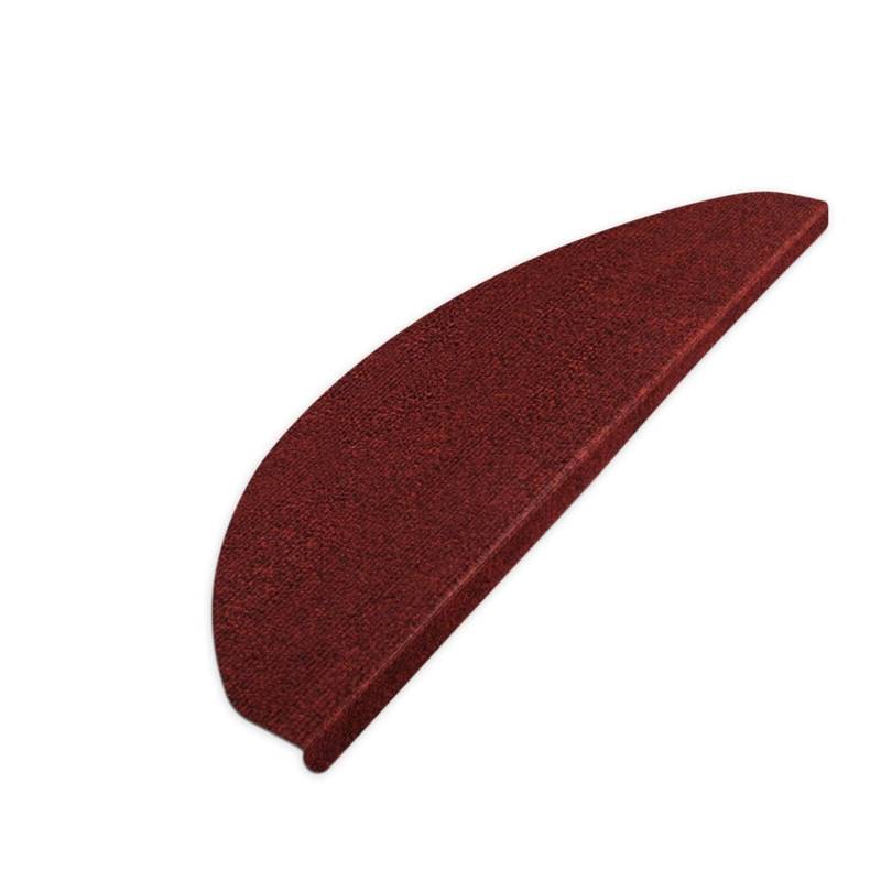 Karat Stufenmatte Leipzig Selbstklebend Rot Halbrund 21 x 65 cm von Karat