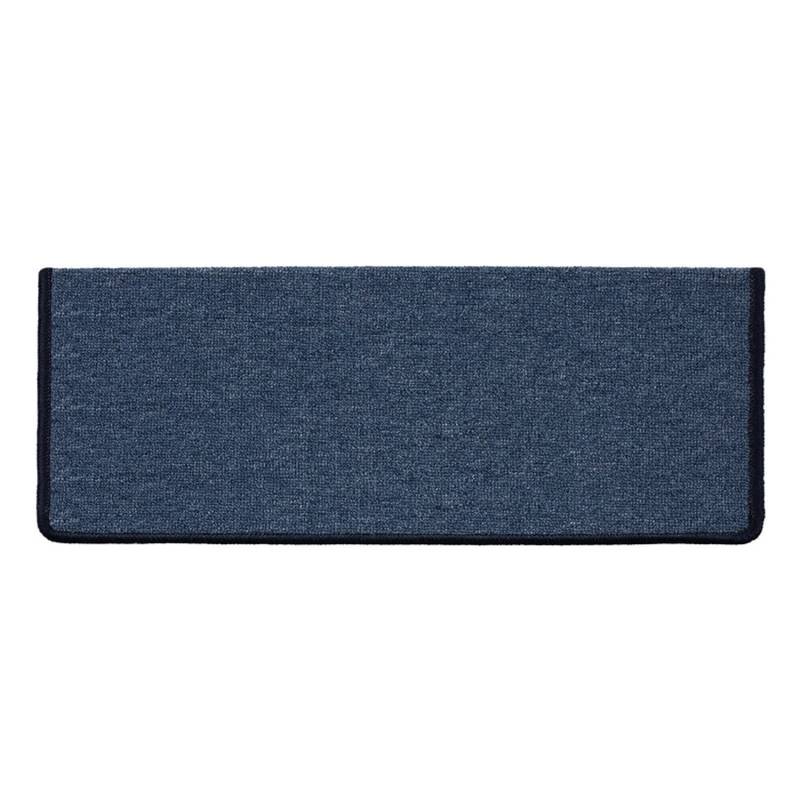 Karat Stufenmatte London Selbstklebend Dunkelblau Rechteckig 23,5 x 65 cm von Karat