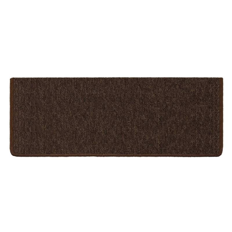 Karat Stufenmatte London Selbstklebend Dunkelbraun Rechteckig 23,5 x 65 cm von Karat
