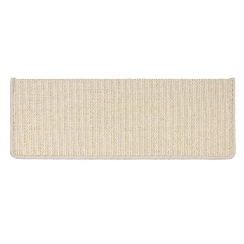 Karat Stufenmatte Sisal Pure Nature Selbstklebend Elfenbein Rechteckig 23,5 x 65 cm von Karat