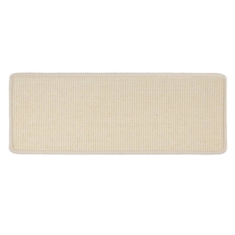 Karat Stufenmatte Sisal Pure Nature Selbstklebend Elfenbein Rechteckig ohne Lippe 23,5 x 65 cm von Karat