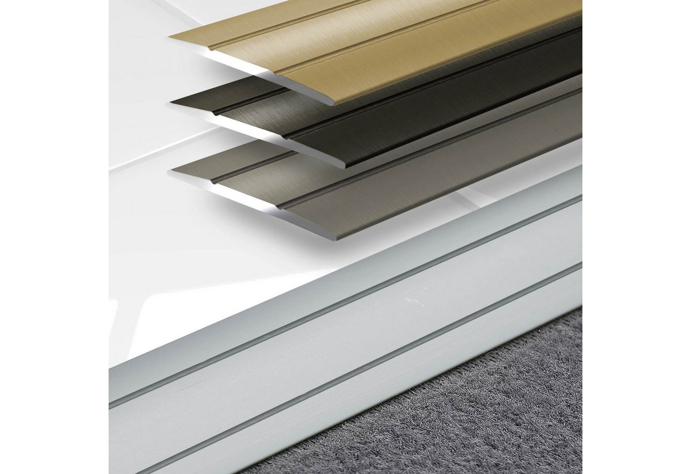 Karat Übergangsprofil Firm 36 mm, Profil, 4 Farben & 3 Größen, Selbstklebend, C-Form Karat Übergangsprofil Firm 36 mm, Profil, 4 Farben & 3 Größen, Selbstklebend, C-Form von Karat