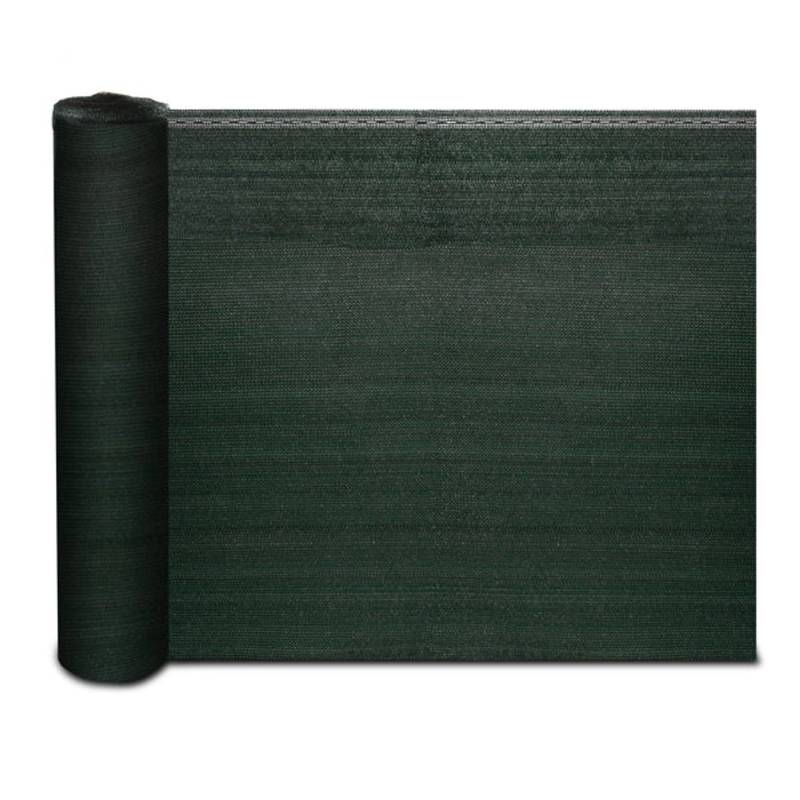 Karat Zaunblende Marius Schattiergewebe 150 g/m² mit Befestigungszubehör 1,2 x 10 m Grün von Karat