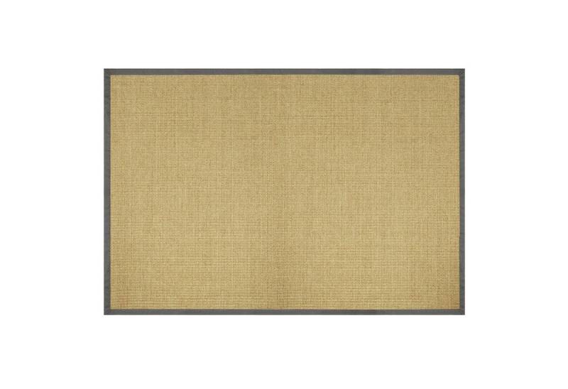 Karat Sisalteppich Havanna Natur mit farbiger Bordüre, verschiedene Größen & Farben, rechteckig, Höhe: 6 mm von Karat