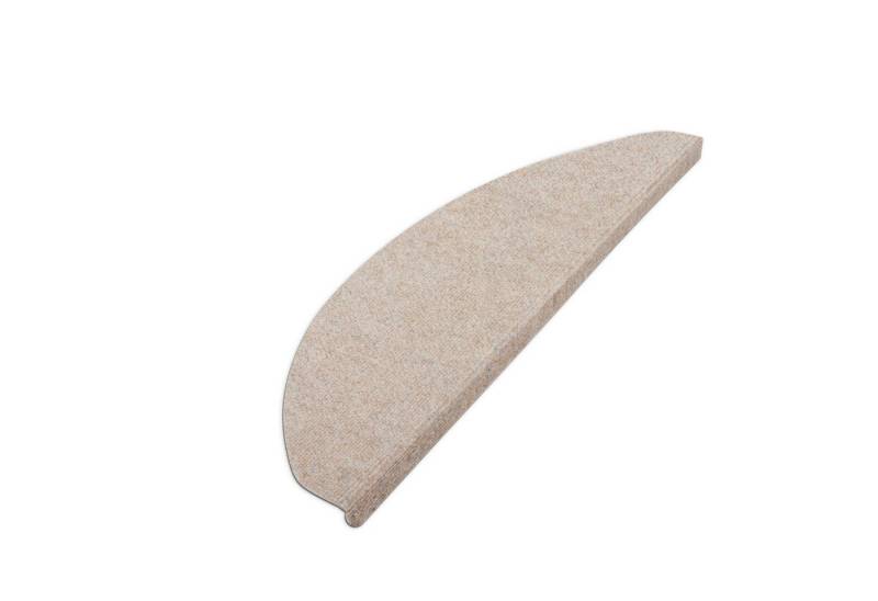 Karat Stufenmatte Denver, Treppenmatte, 5 Farben & 2 Größen, Halbrund, Höhe: 4.4 mm, Günstiger Stufenschutz von Karat