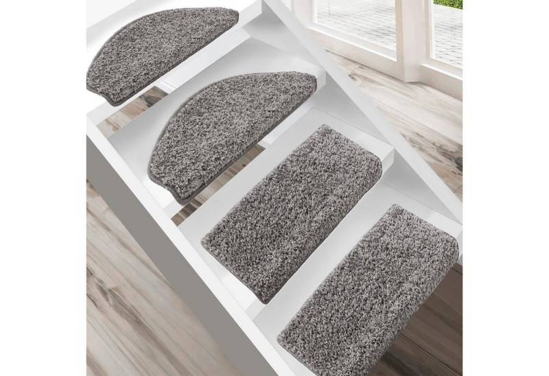 Karat Stufenmatte Shaggy-Stufenmatte Madrid, Treppenschoner, 16 Farben, 2 Varianten, Rechteckig Karat Stufenmatte Shaggy-Stufenmatte Madrid, Treppenschoner, 16 Farben, 2 Varianten, Rechteckig von Karat