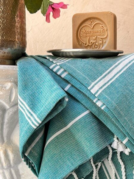 Karawan authentic Fouta / Hammamtuch aus Biobaumwolle / Hammam Collection Karawan authentic Fouta / Hammamtuch aus Biobaumwolle / Hammam Collection von Karawan authentic