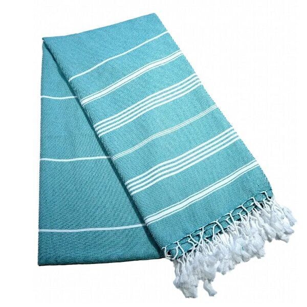 Karawan authentic Fouta Hamamtuch aus reiner Bio-Baumwolle 200 × 100 cm (Stil HAMMAM) von Karawan authentic