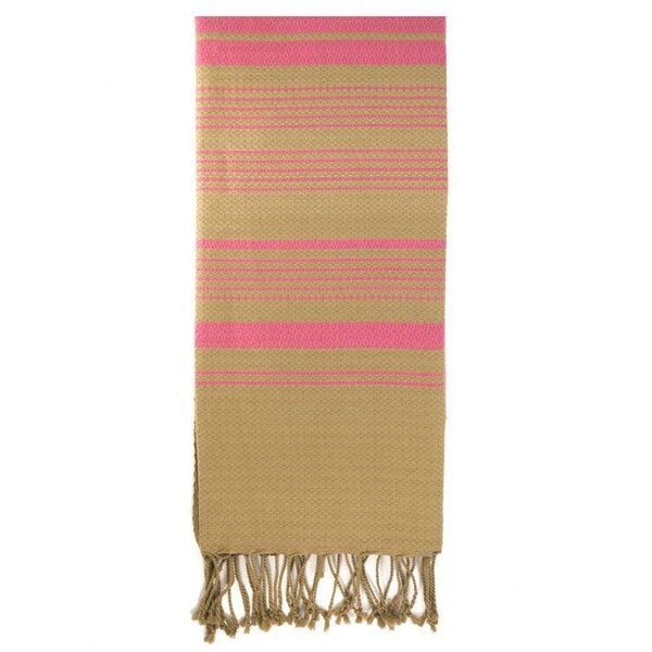 Karawan authentic Fouta Hamamtuch aus reiner Bio-Baumwolle 200 × 100 cm (Stil SAND) von Karawan authentic