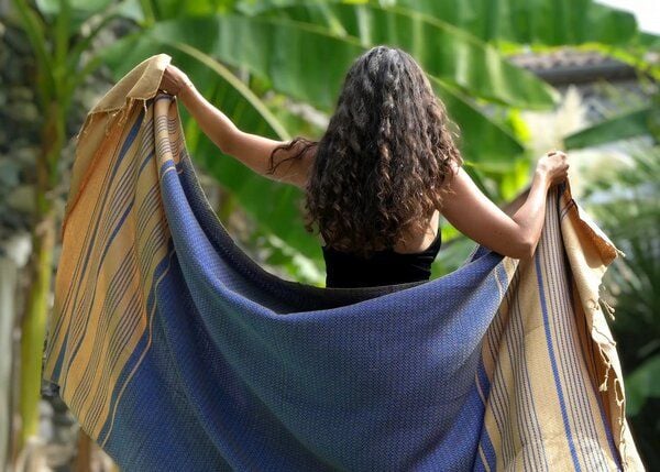 Karawan authentic Hamamtuch Fouta "sand" aus Biobaumwolle, 100 × 200 cm Karawan authentic Hamamtuch Fouta "sand" aus Biobaumwolle, 100 × 200 cm von Karawan authentic