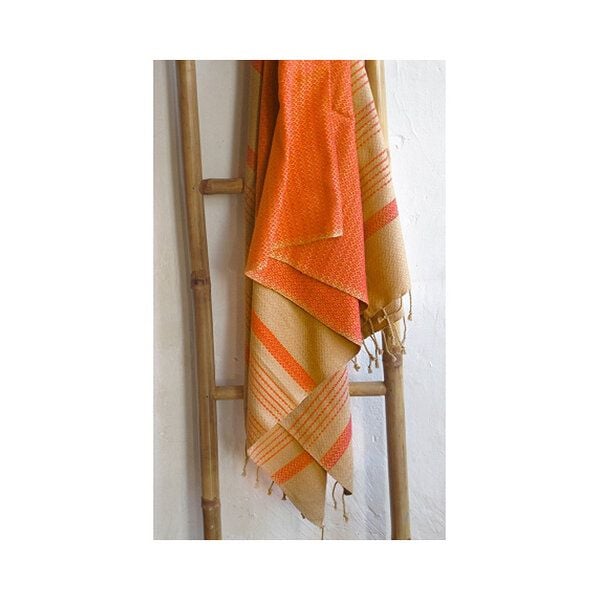 Karawan authentic Hamamtuch Fouta "sand" aus Biobaumwolle, 100 × 200 cm Karawan authentic Hamamtuch Fouta "sand" aus Biobaumwolle, 100 × 200 cm von Karawan authentic