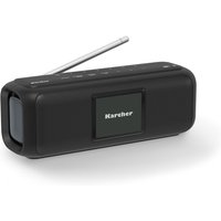 DAB Go tragbarer Bluetooth Lautsprecher & Digitalradio DAB+ / UKW Radio mit 2,4" Farbdisplay von Karcher