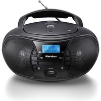 RR 5028D tragbares CD Radio (CD-Player, DAB+ Radio, Bluetooth, Batterie/Netzbetrieb, USB) von Karcher
