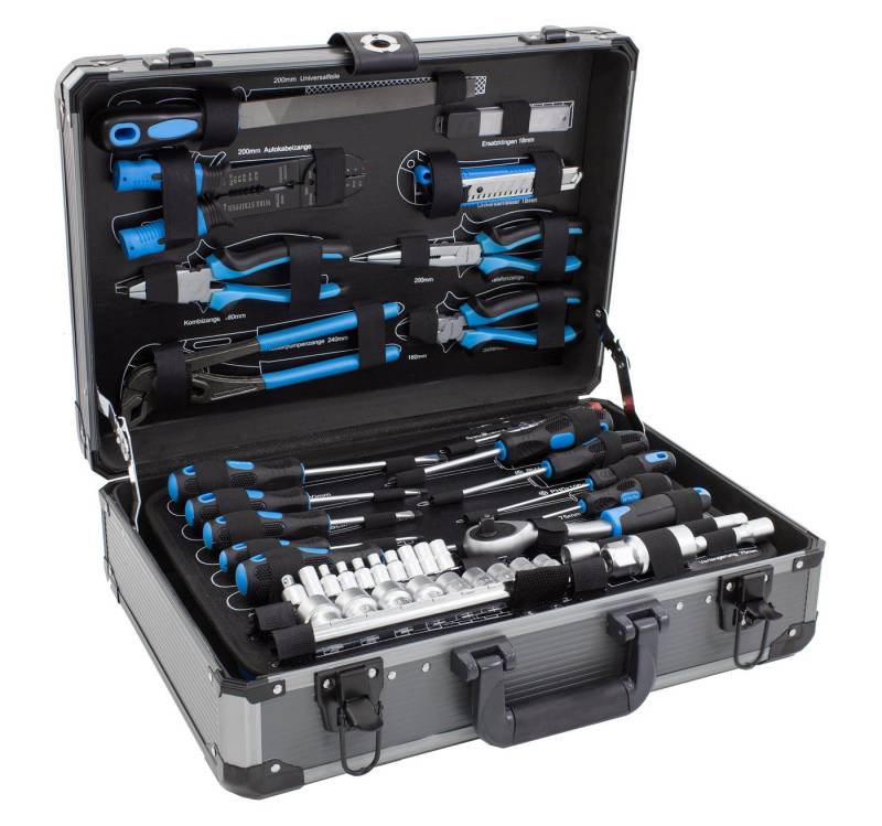 Karcher Werkzeugset 101-teilig, (101-tlg), Chrom Vanadium & Karbonstahl, im Koffer von Karcher