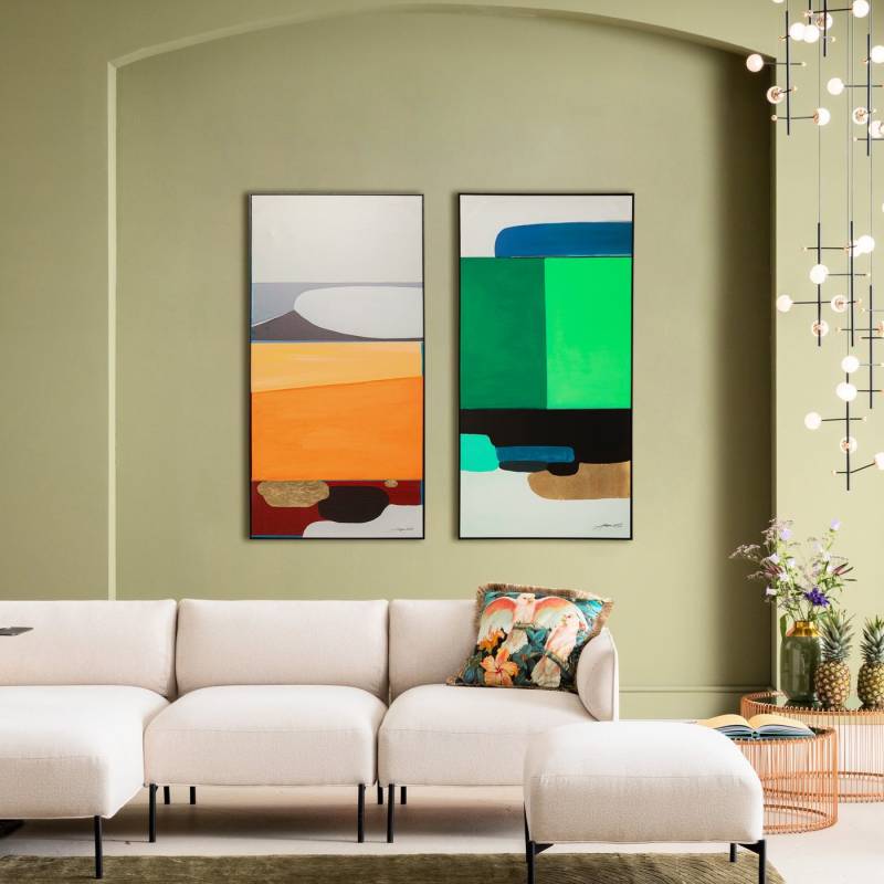Kare Design Bild mit Rahmen Gerahmtes Bild Abstract Shapes von Kare Design