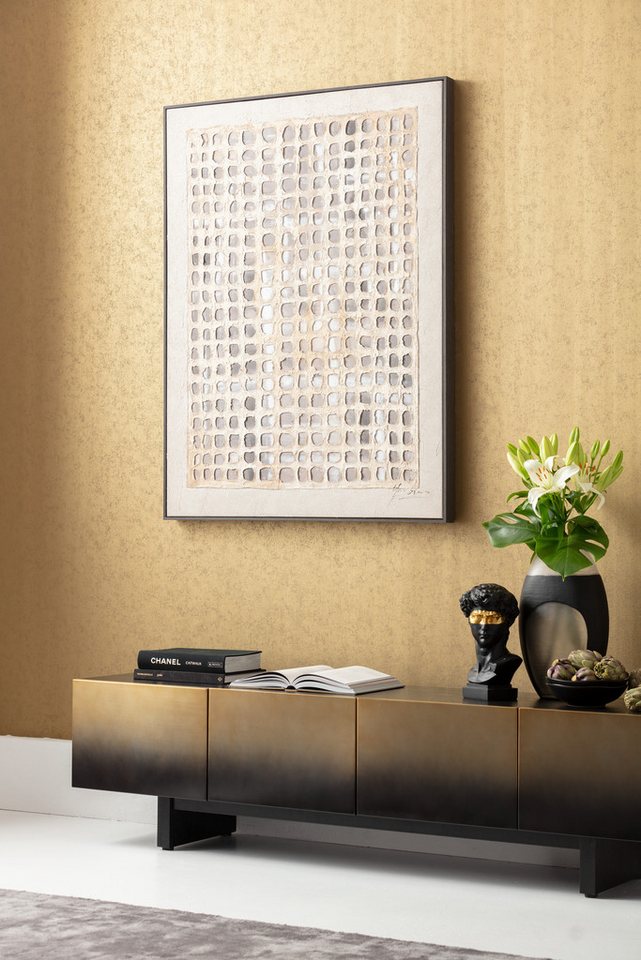 Kare Design Bild mit Rahmen Gerahmtes Bild Glitter Curtain 120x90cm von Kare Design