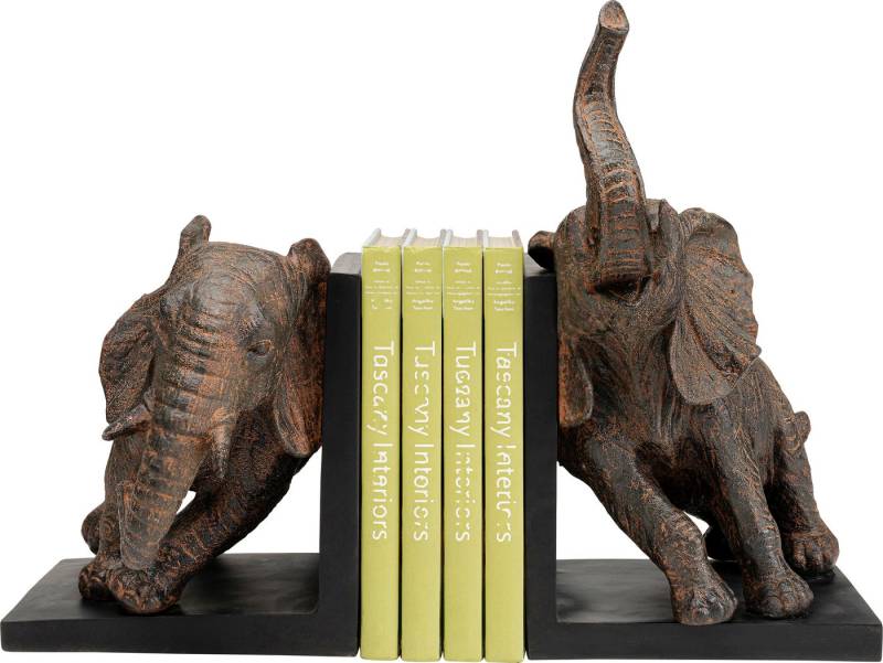 Kare Design Buchstütze Buchstütze Elephants 25 (2/Set) von Kare Design
