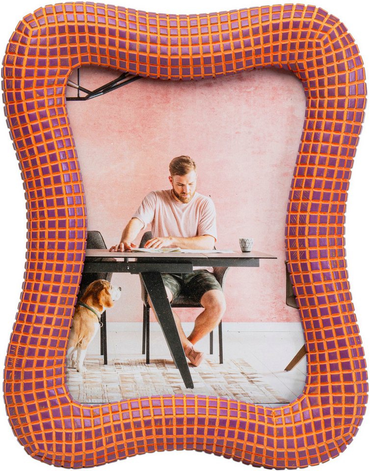 Kare Design Einzelrahmen Bilderrahmen Wavy Orange 18x23cm Kare Design Einzelrahmen Bilderrahmen Wavy Orange 18x23cm von Kare Design