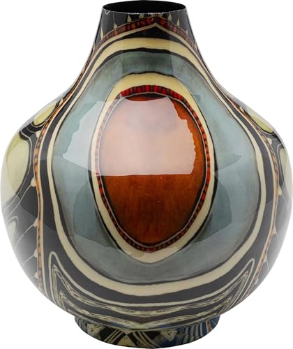 Kare Design Vase Fabuloso Stone, Mehrfarbig, 27cm Höhe, Blumenvase, Dekorationsvase, Gefäß für Blumen, Tischvase, Wohnzimmer von Kare Design