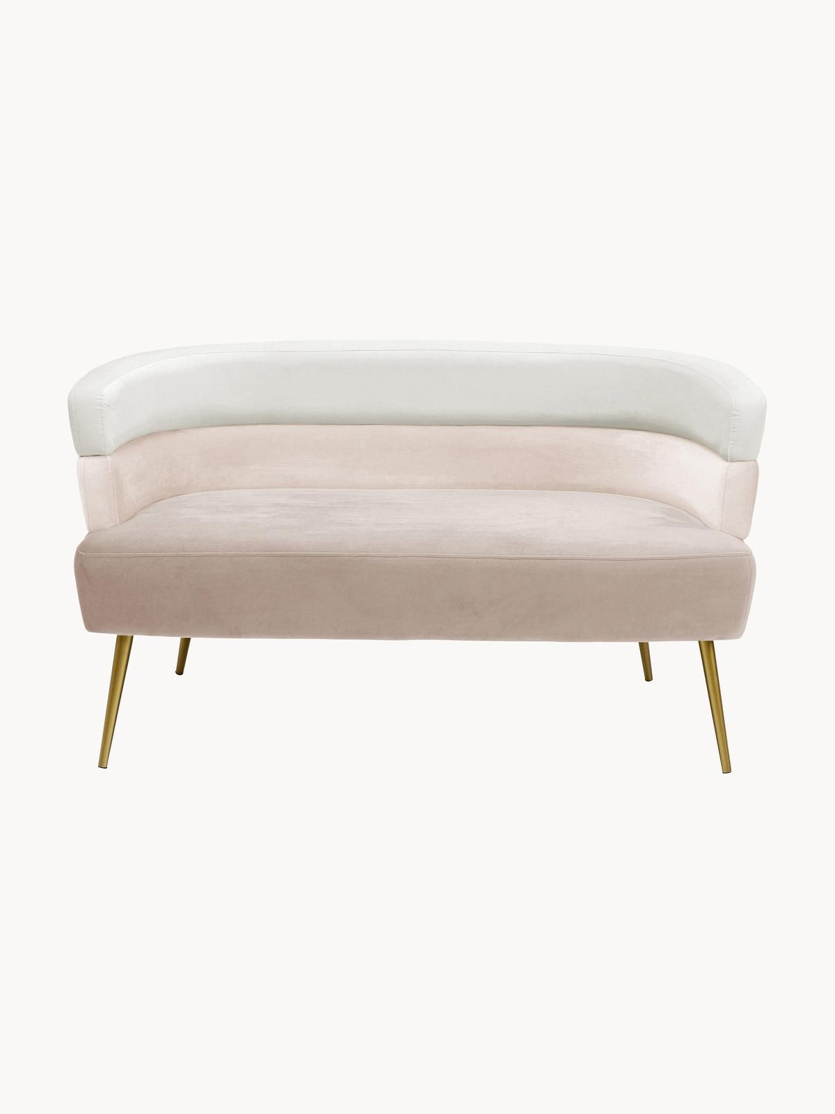 Samt-Sofa Sandwich (2-Sitzer) im Retro-Design von Kare Design