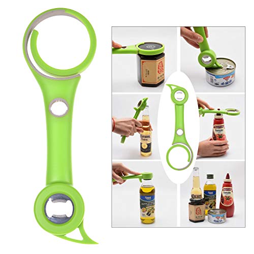 Kare & Kind 6 in 1 Glas Weinöffner für Dosen - Multifunktionales Küchenwerkzeug, für schwache arthritische Hände, ältere Menschen, Senioren, Frauen von Kare & Kind