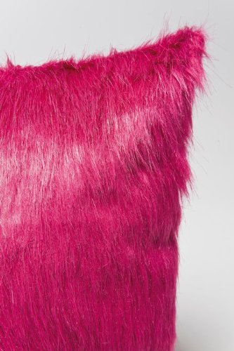 KARE Kissen Colore Fur (47x47cm) pink von Kare