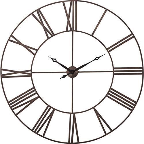 Kare Design Wanduhr Factory, Silber, 120cm Durchmesser, Wanduhr, Uhr, Stahlgestell, Quarzuhrwerk, Batterie nicht inklusive Kare Design Wanduhr Factory, Silber, 120cm Durchmesser, Wanduhr, Uhr, Stahlgestell, Quarzuhrwerk, Batterie nicht inklusive von Kare