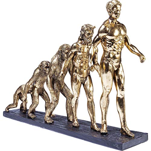 Kare 60807 Design Deko Figur Evolution, 42,5x58x18,5cm, Gold von Kare