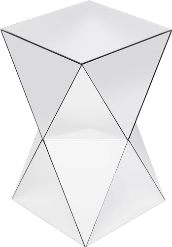 Kare Design Beistelltisch Luxury Triangle, verspiegelt, Nachttisch, geometrische Form, 54x32x32cm (H/B/T) von Kare