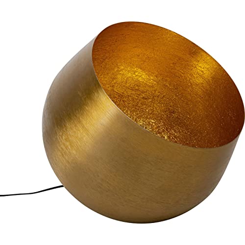 Kare Design Bodenleuchte Apollon Smooth, Ø50cm, Gold, Bodenstehleuchte, Bodenlampe, Lampe, Licht-Deko, Leuchtmittel nicht inklusiv von Kare