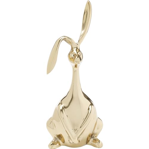 Kare Design Deko Figur Bunny, Gold, Hase, Aluminium, Handgearbeitet, Unikat, 52x26x15cm (H/B/T) von Kare