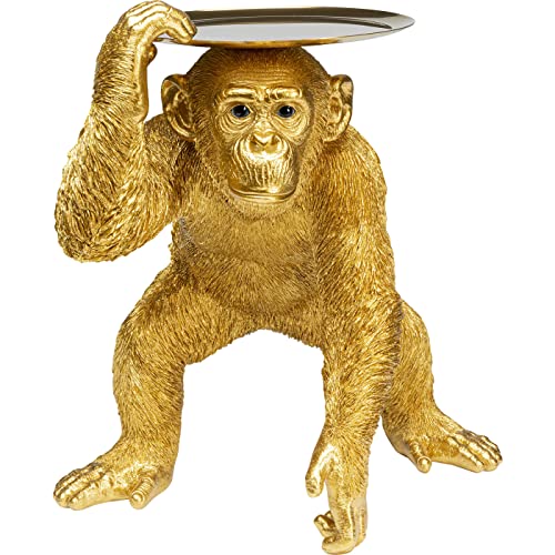 Kare Design Deko Figur Butler Playing Chimp, Gold, Accessoire, Tierfigur, handgearbeitet, Artikelhöhe 52cm Kare Design Deko Figur Butler Playing Chimp, Gold, Accessoire, Tierfigur, handgearbeitet, Artikelhöhe 52cm von Kare