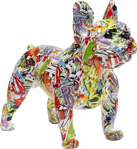 Kare Design Deko Figur Comic Dog, handgearbeitet, Tierfigur, Hund, Accessoire, Kunststein, Artikelhöhe 50cm von Kare