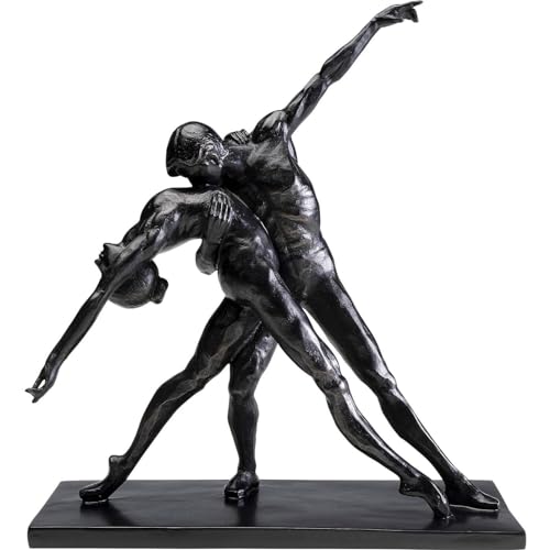 Kare Design Deko Figur Dancers, Schwarz, Handarbeit, Deko Objekt fürs Wohnzimmer, für Regale, Ballett, Tanz Design, Klassisch, Schlafzimmerdekoration, 38x34x13 Kare Design Deko Figur Dancers, Schwarz, Handarbeit, Deko Objekt fürs Wohnzimmer, für Regale, Ballett, Tanz Design, Klassisch, Schlafzimmerdekoration, 38x34x13 von Kare