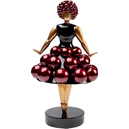 Kare Design Deko Figur Primaballerina Pom, Lila, Deko Objekt, Deko Figur, Stahlstange, handgearbeitet, handbemalt, 35x19x19cm (H/B/T) von Kare