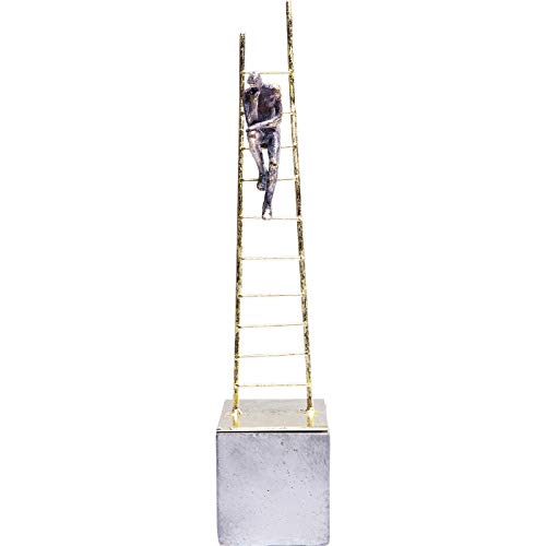 Kare Design Deko Objekt Elements Climbing Man, Gold, Treppe, Artikelhöhe 41cm von Kare