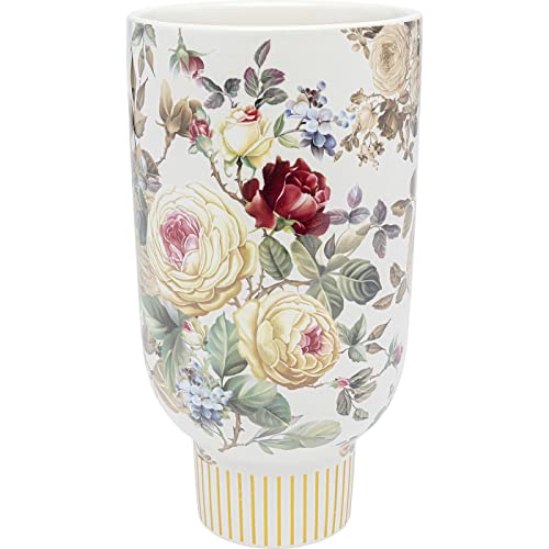 Kare Design Deko Vase Rose Magic, Blumenvase, Tischvase, Weiß, Artikelhöhe 27cm von Kare
