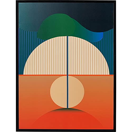 Kare Design Gerahmtes Bild Sunrise Orange/Blau, Leinwand, Wanddekoration, Kunstwerk, Abstrakt, Modern, Wohnzimmer, Schlafzimmer, Flur, 75x100cm Kare Design Gerahmtes Bild Sunrise Orange/Blau, Leinwand, Wanddekoration, Kunstwerk, Abstrakt, Modern, Wohnzimmer, Schlafzimmer, Flur, 75x100cm von Kare