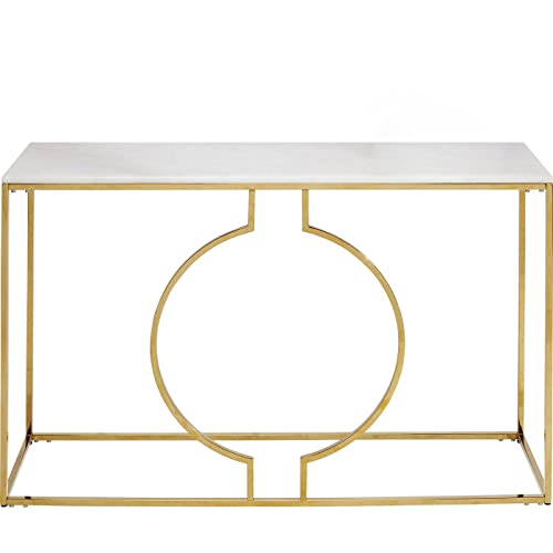 Kare Design Konsole Miami Loft, Art Deco Konsole gold, Flur Konsole schick, Retro Look, (B/H/T) 75x120x35cm von Kare