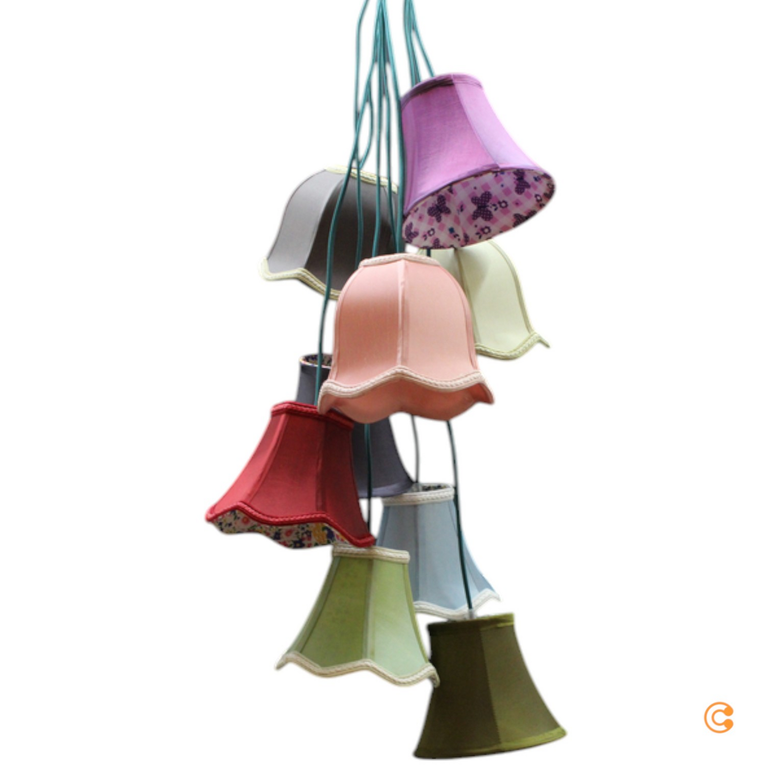 Kare Design Saloon Pendelleuchte Cluster Hängeleuchte Deckenlampe 9 Flammig B-Ware von Kare
