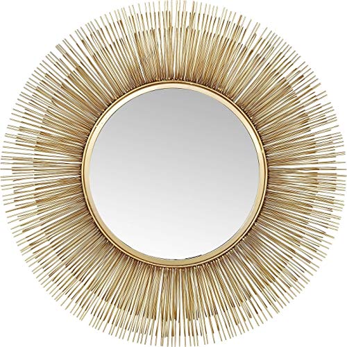 Kare Design Spiegel Sunburst TRE, Gold, 87 x 87 x 11,5 cm von Kare