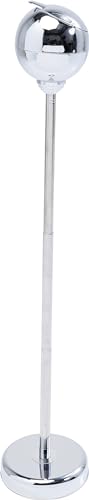 Kare Design Standascher Spheric, Chrom, Aschenbecher, Outdoor geeignet, höhenverstellbar, 72x14x14 cm (H/B/T) von Kare