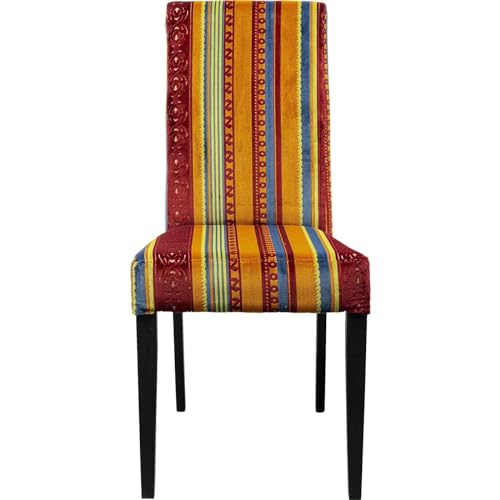Kare Design Stuhl Econo Very British, Mehrfarbig, Polsterstuhl, Stuhl, Esszimmerstuhl, Buchenholz Beine, Samt, Vintage, Wohnzimmer, Esszimmer, 97x46x60 cm (H/B/T) von Kare