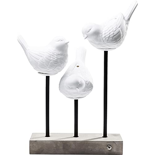 Kare Design Tischleuchte Animal Birds LED, 52x35x25cm, Weiß von Kare